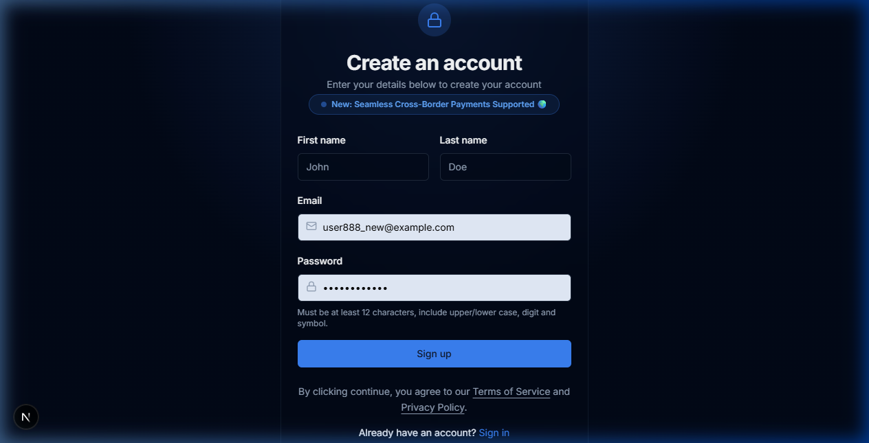 RemoteFlow registration walkthrough